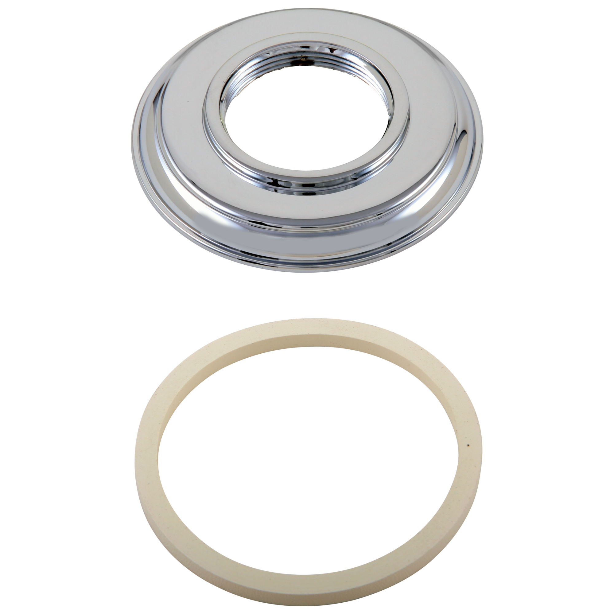 Delta Faucet Other Handle Base w/ Gasket - Roman Tub - Chrome