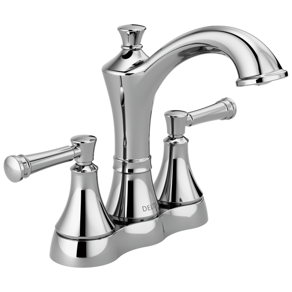 Two Handle Centerset Bathroom Faucet in Chrome 25757LF | Delta Faucet