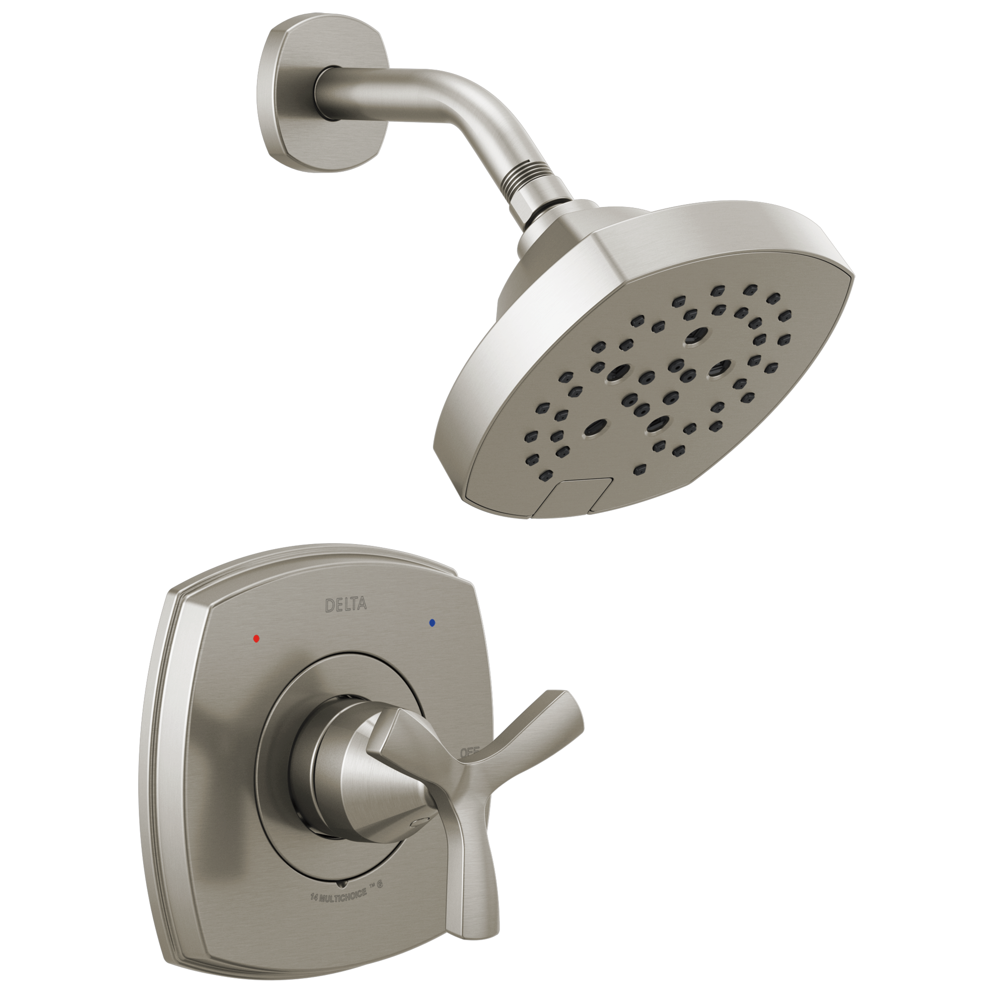 Delta Faucet Stryke 14 Series Shower Only - Lumicoat - Stainless
