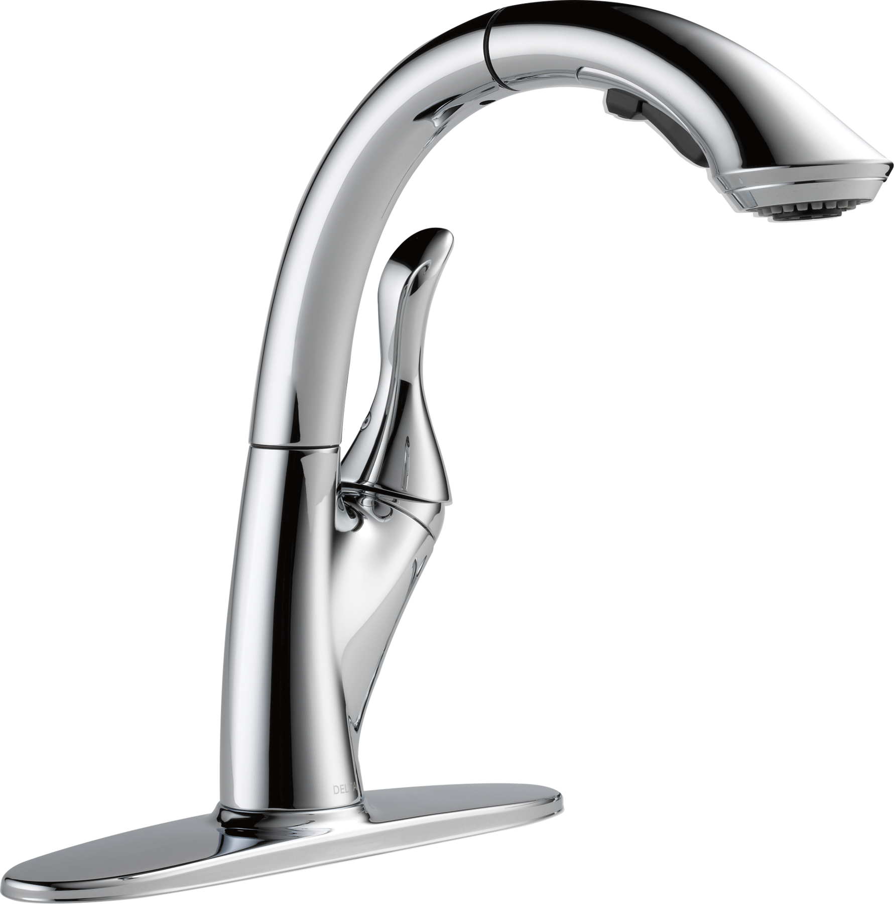 Single Handle Pull-Out Kitchen Faucet in Chrome 4153-DST | Delta