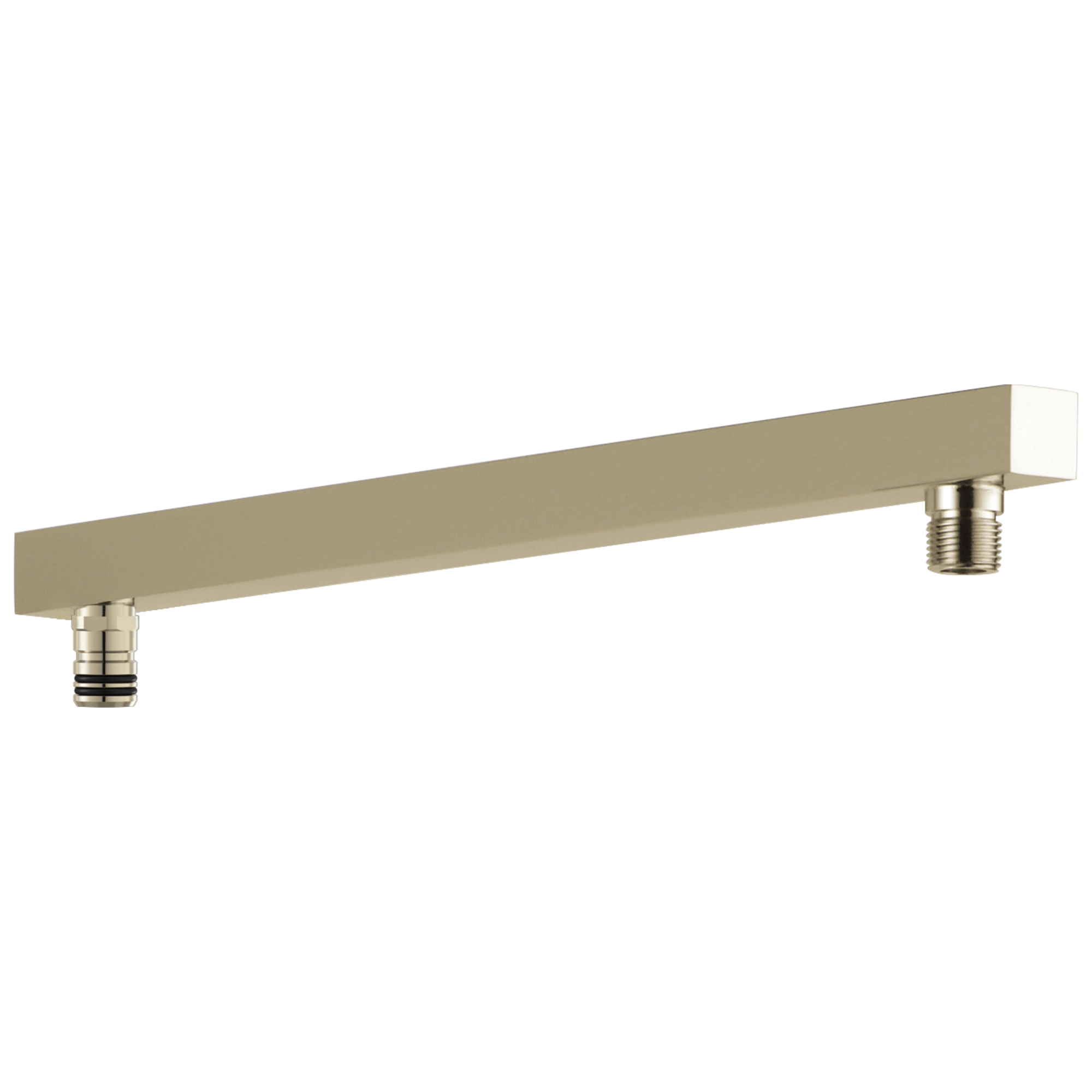 Delta Faucet Universal Showering Components Angular Overhead Shower Arm - Lumicoat Polished Nickel