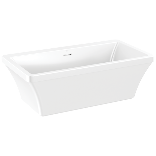 67'' x 36'' Freestanding Tub with Integrated Waste and Overflow