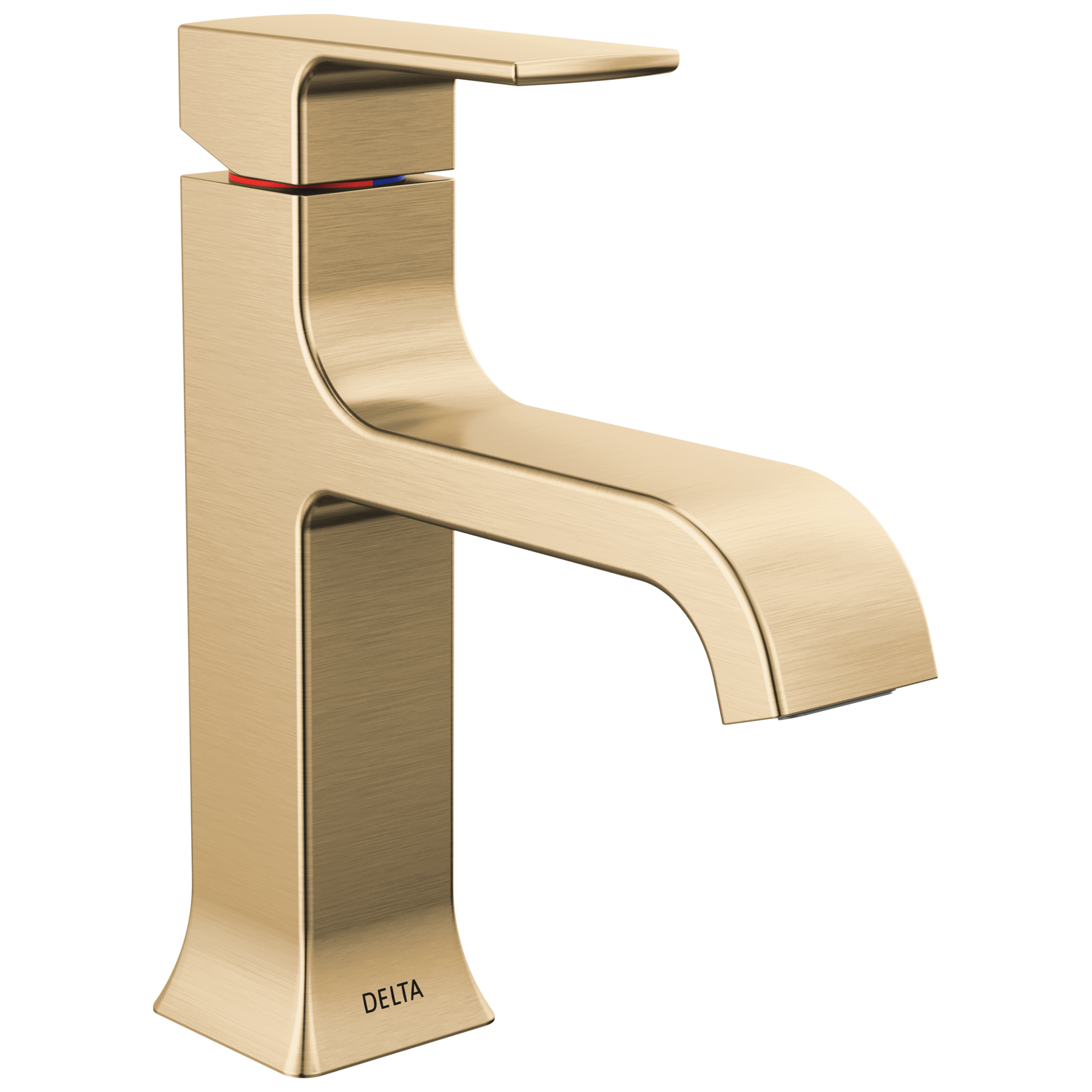 茶 coto Single Handle Bathroom Faucet in Champagne Bronze 539-CZMPU-DST