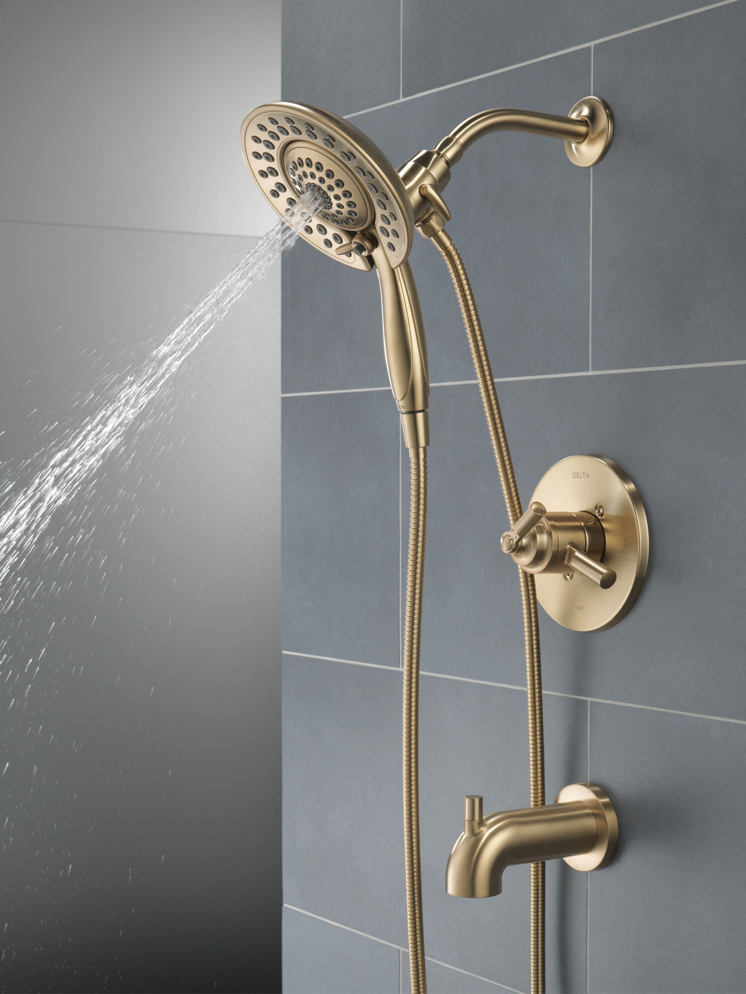 Monitor® 17 Series Tub & Shower Trim with In2ition® in Champagne