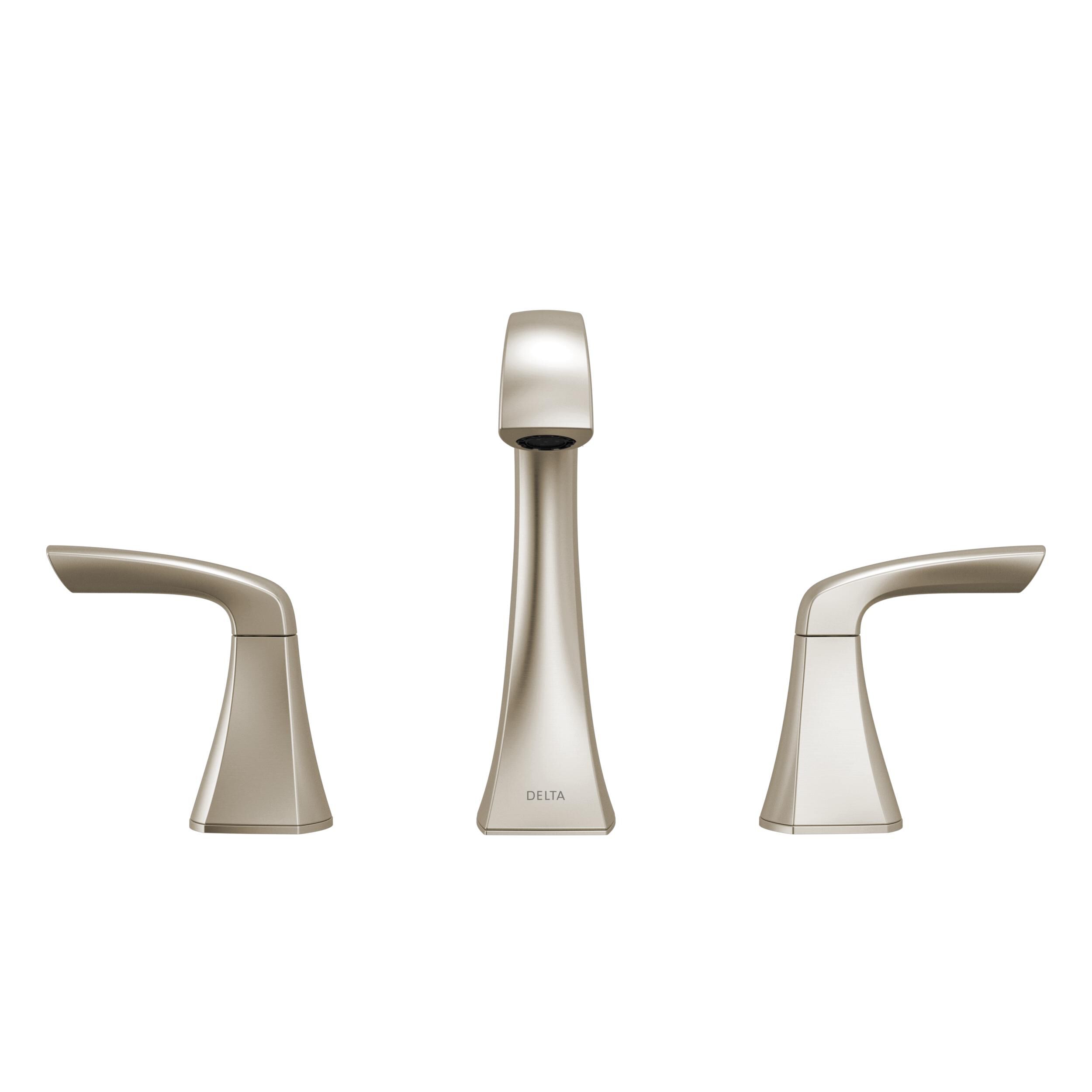 Two Handle Widespread Bathroom Faucet in Spotshield Brushed Nickel