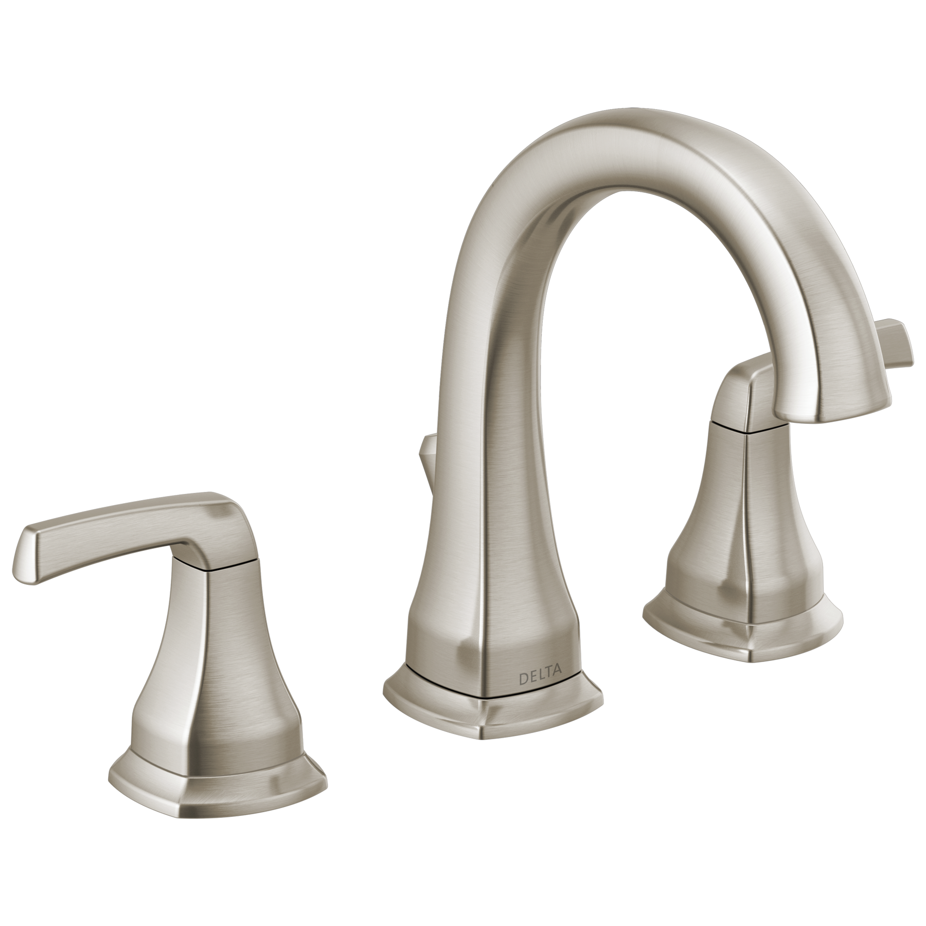 【spasibo】 Two Handle Widespread Bathroom Faucet in Spotshield Brushed Nickel