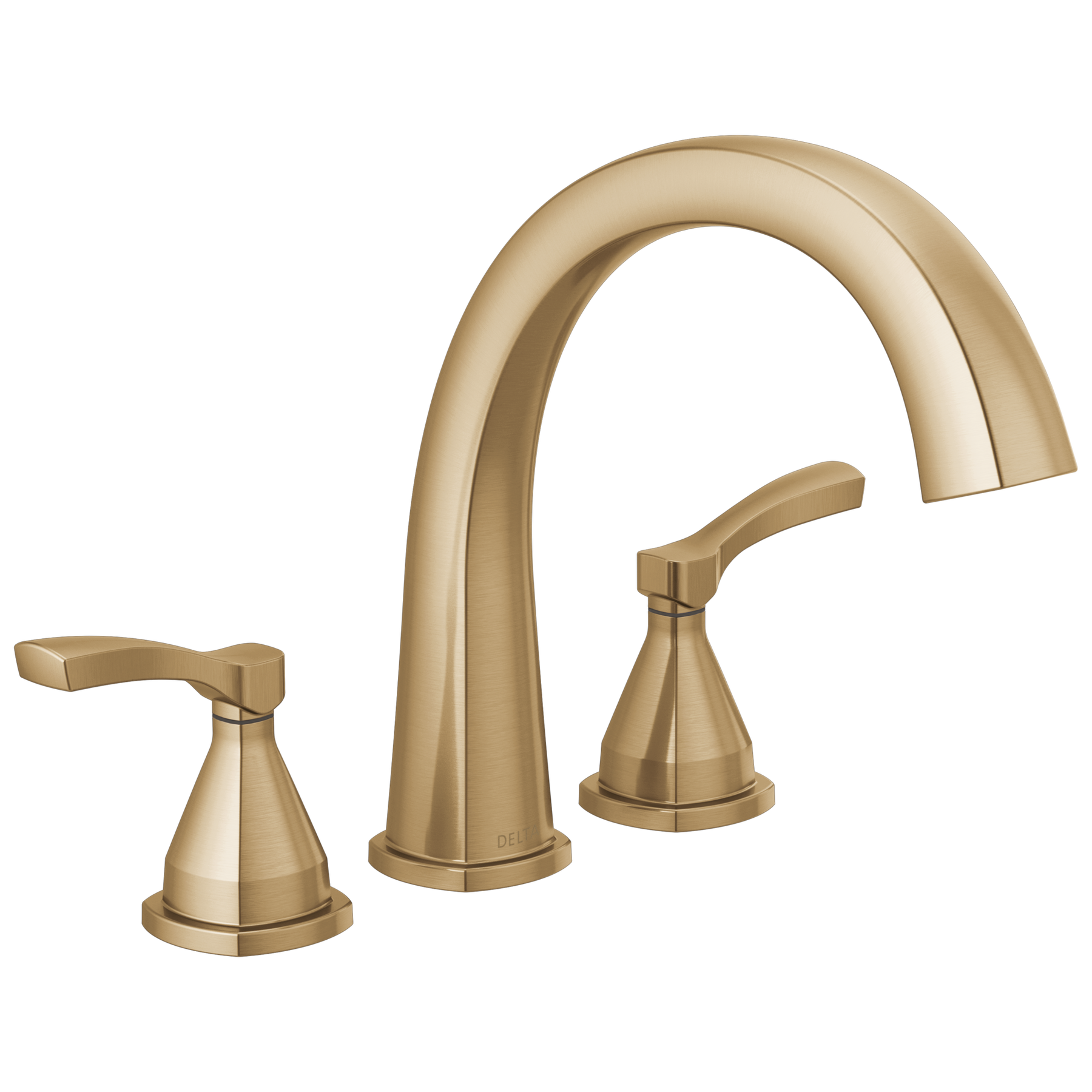 Three Hole Roman Tub Trim in Champagne Bronze T2777-CZ | Delta Faucet