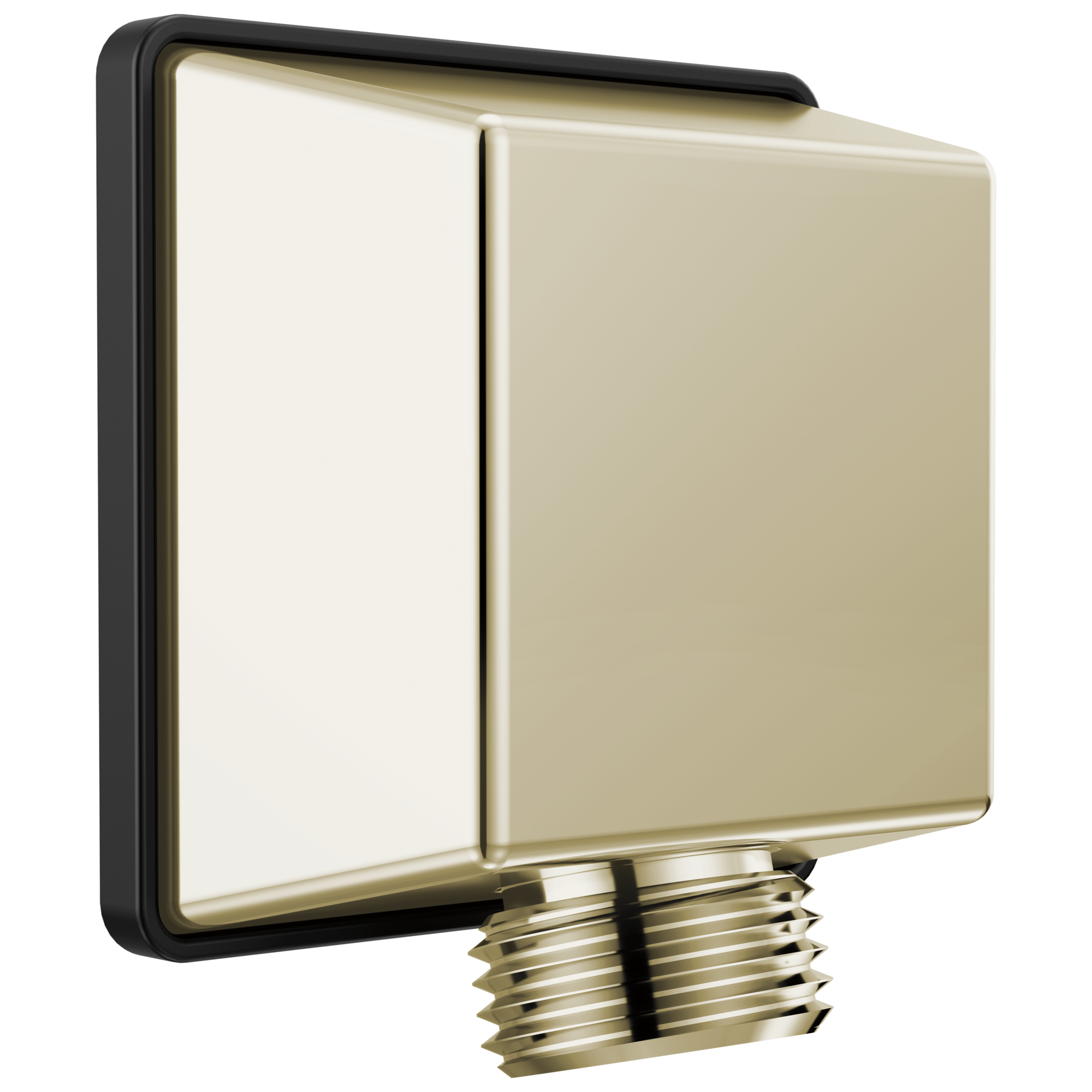 Delta Faucet Universal Showering Components Square Wall Elbow for Hand Shower - Lumicoat Polished Nickel