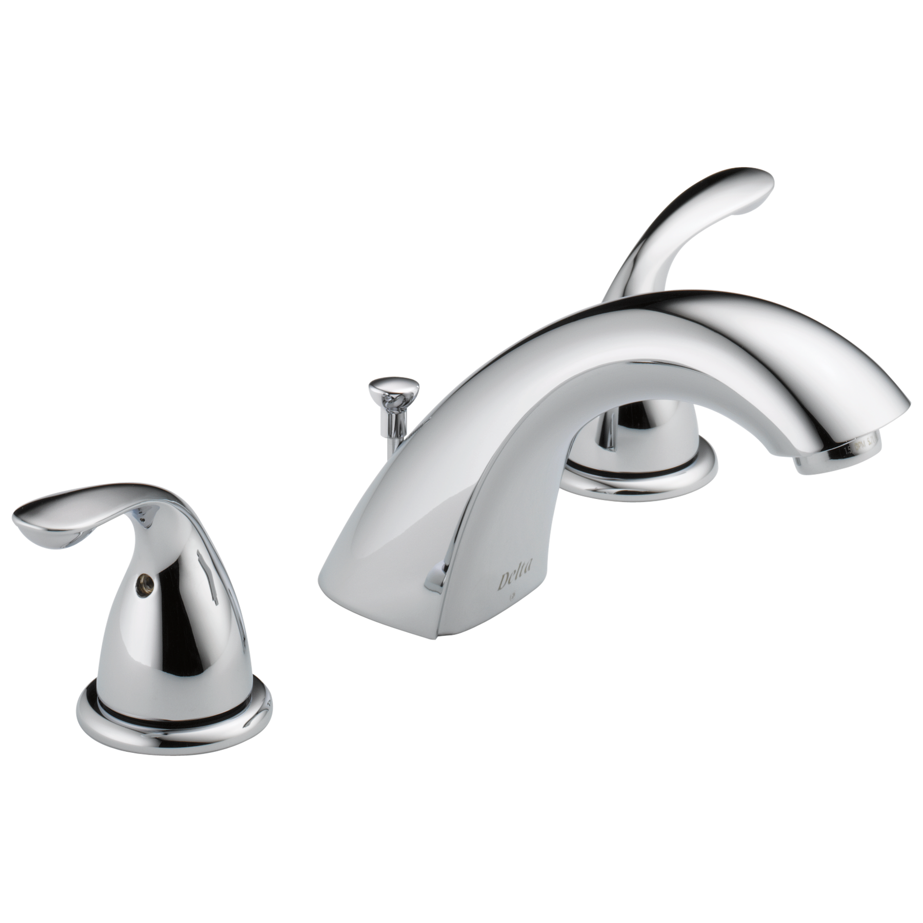 Two Handle Widespread Bathroom Faucet in Chrome 3530LFMPU Delta Faucet