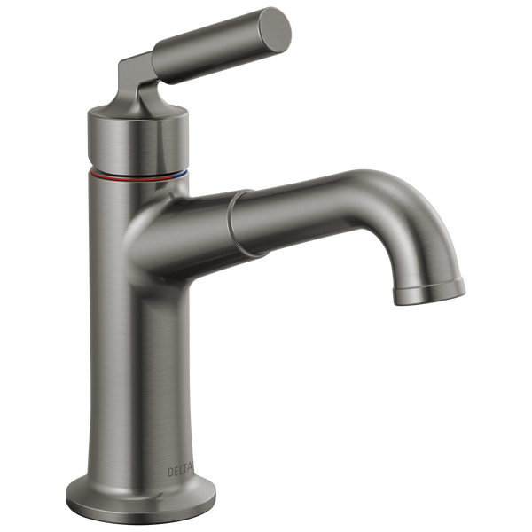 Single Handle Bathroom Faucet in Black Stainless 548LF-KSMPU | Delta Faucet