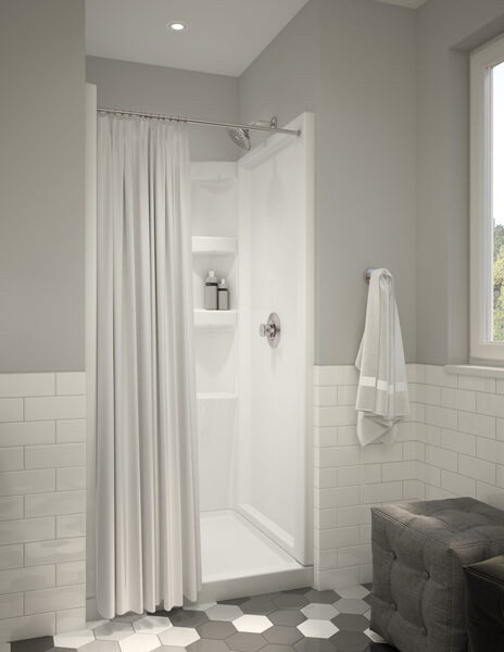 B67513 3636 Wh Delta Faucet, 36 Shower Curtain