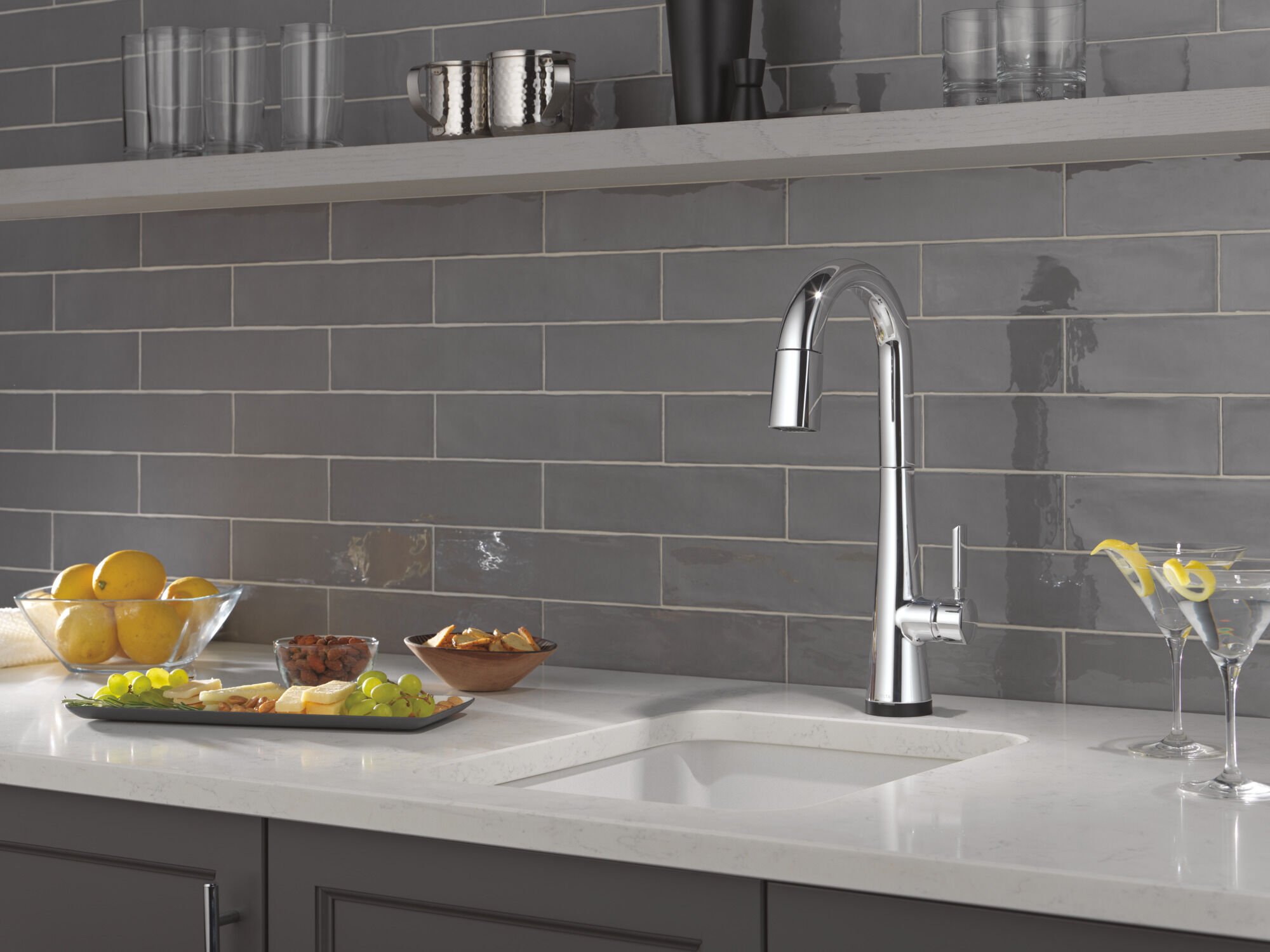 Touch2O® Bar / Prep Faucet with Touchless Technology in Lumicoat