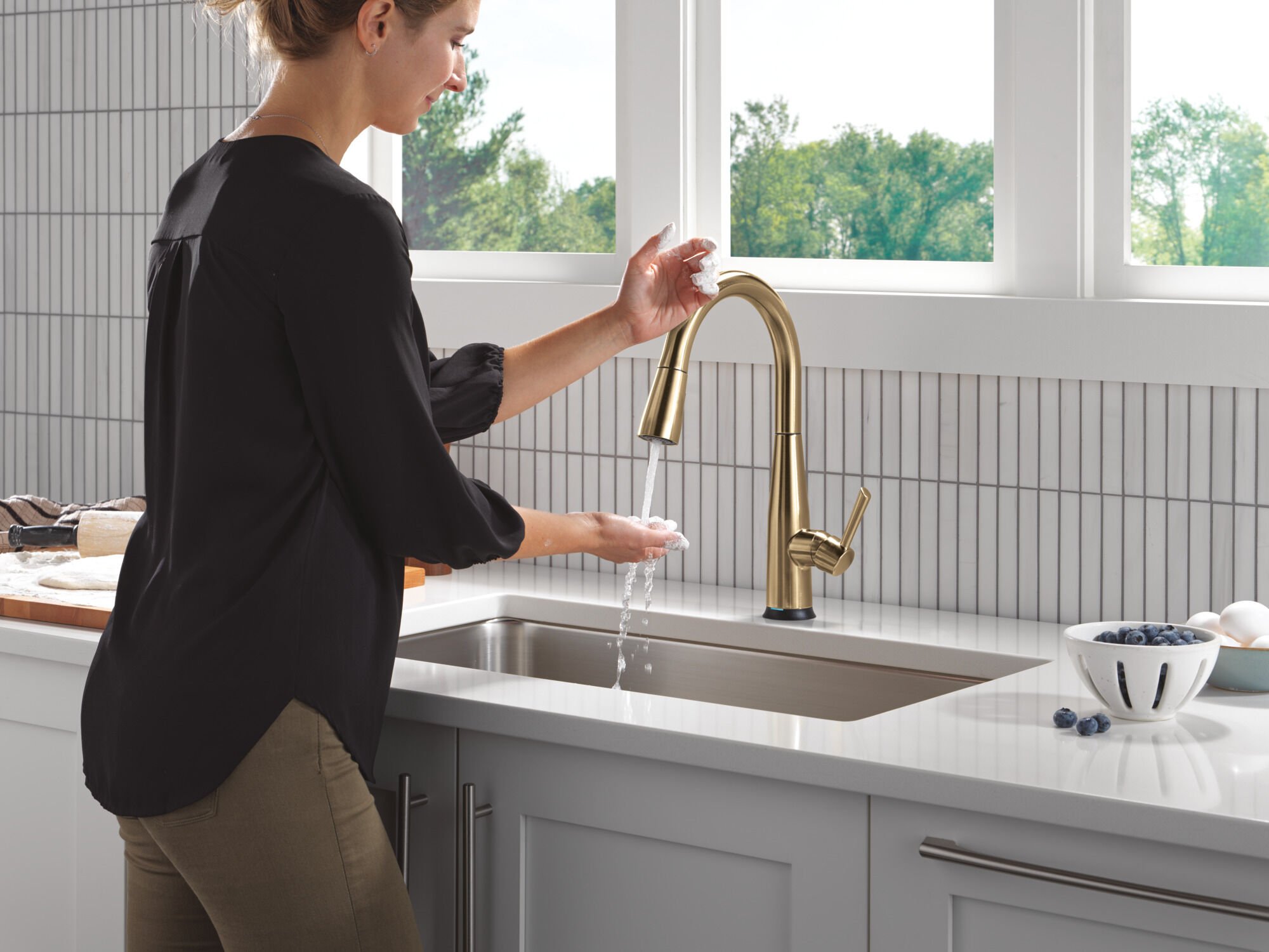 VoiceIQ® Single Handle Pull-Down Faucet with Touch2O® Technology