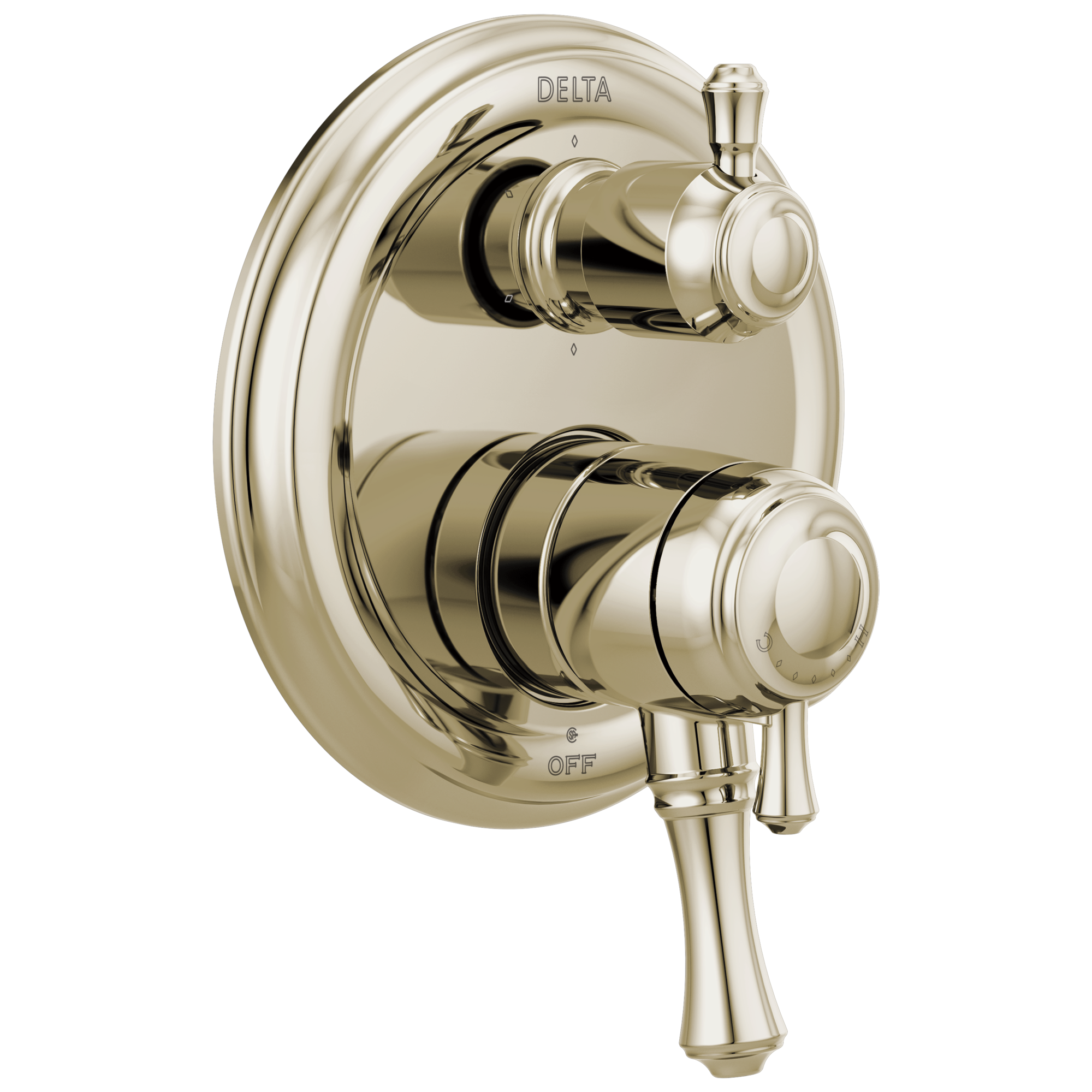 Stainless Delta Faucet T27997-SS Cassidy Traditional Monitor 17 Series Valve Trim with 6-Setting Integrated Diverter