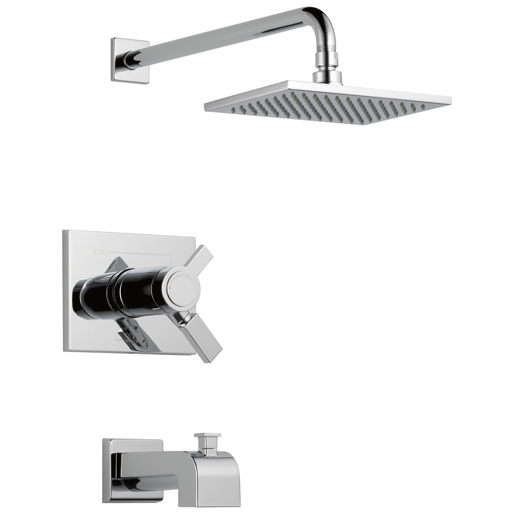 TempAssure® 17T Series Tub & Shower Trim in Chrome T17T453 | Delta
