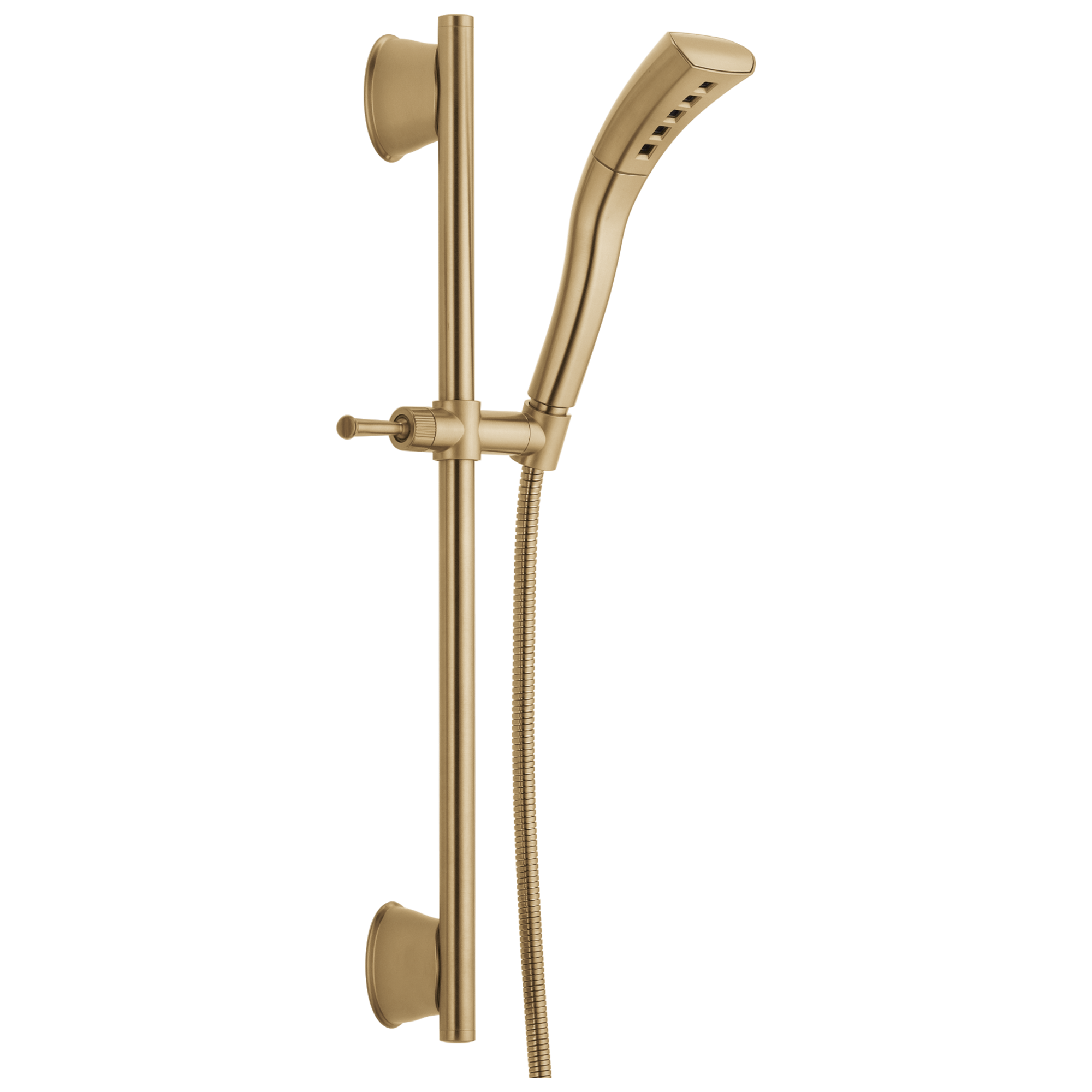 Delta Faucet Universal Showering Components H2OKineticSingle-Setting Slide Bar Hand Shower - Champagne Bronze