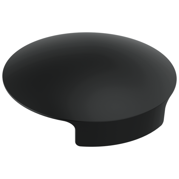 Metal Glass Rinser Cover in Matte Black RP101289BL Delta Faucet