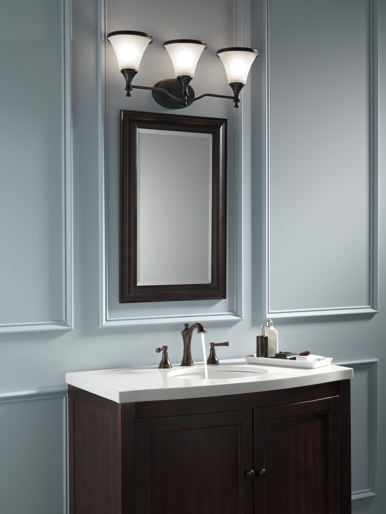 Two Handle Widespread Bathroom Faucet in Venetian Bronze 35757LF