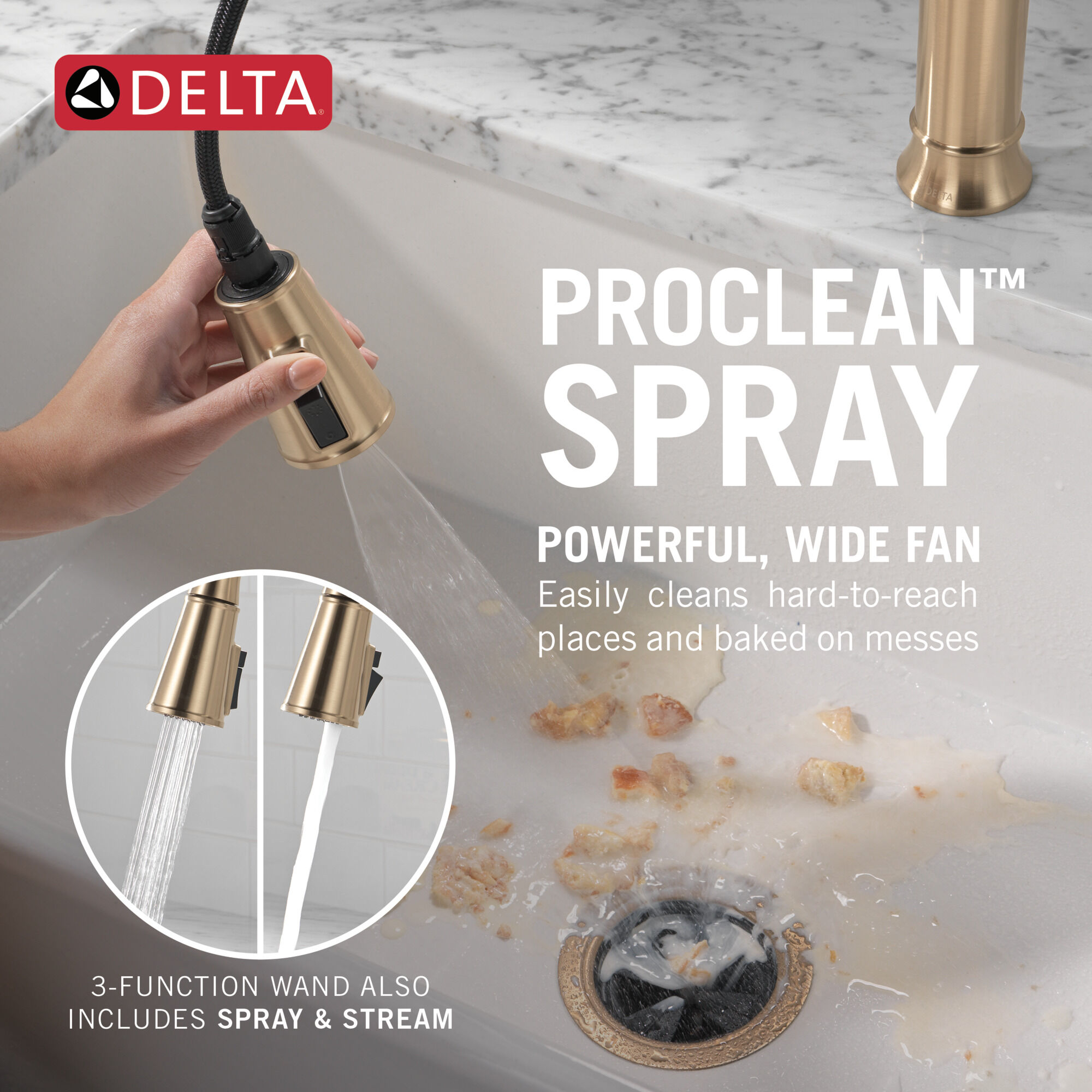 Pull-Down Kitchen Single Handle with Soap Dispenser Bundle in