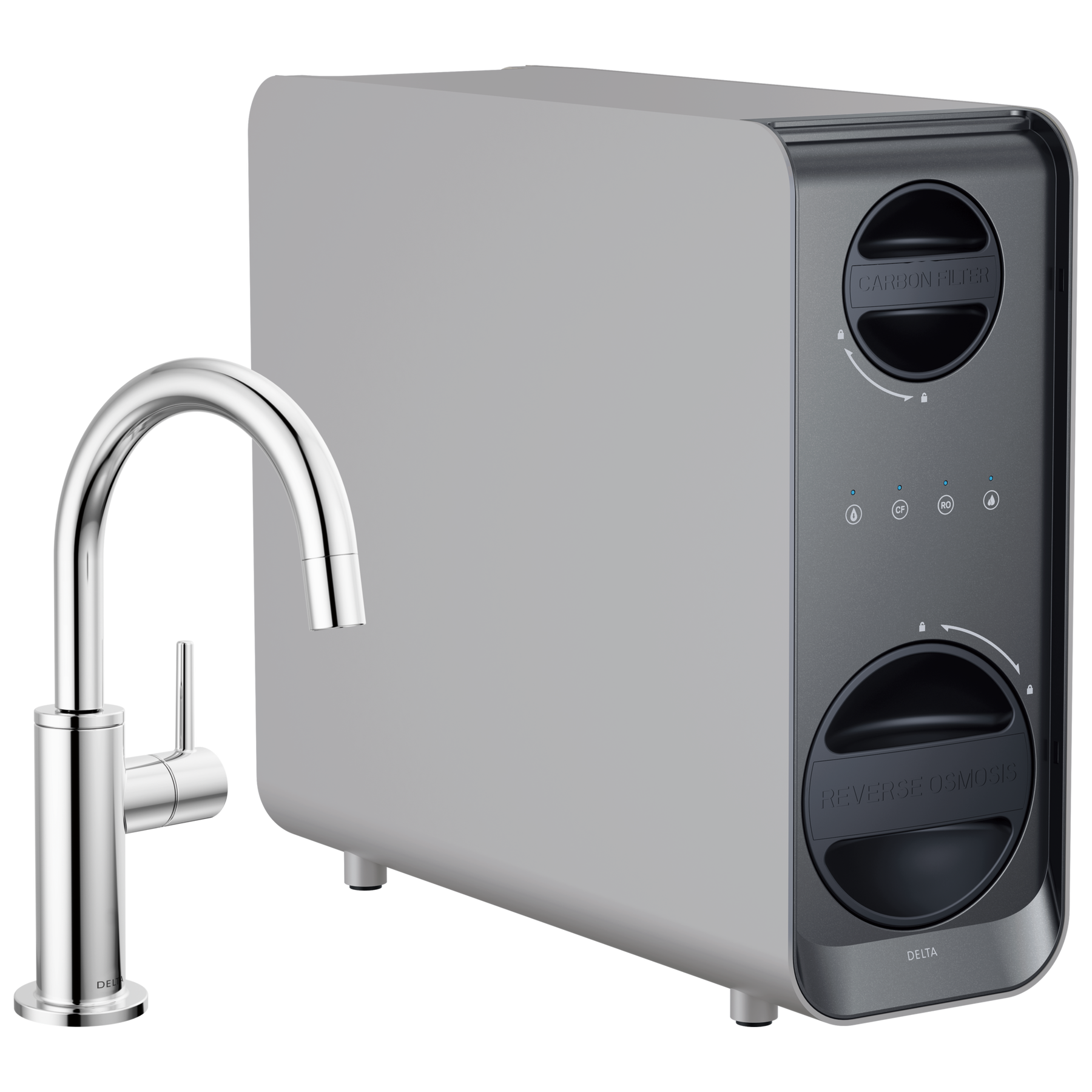 水分雨variations Tankless Under Sink 6-Stage Reverse Osmosis System with Beverage