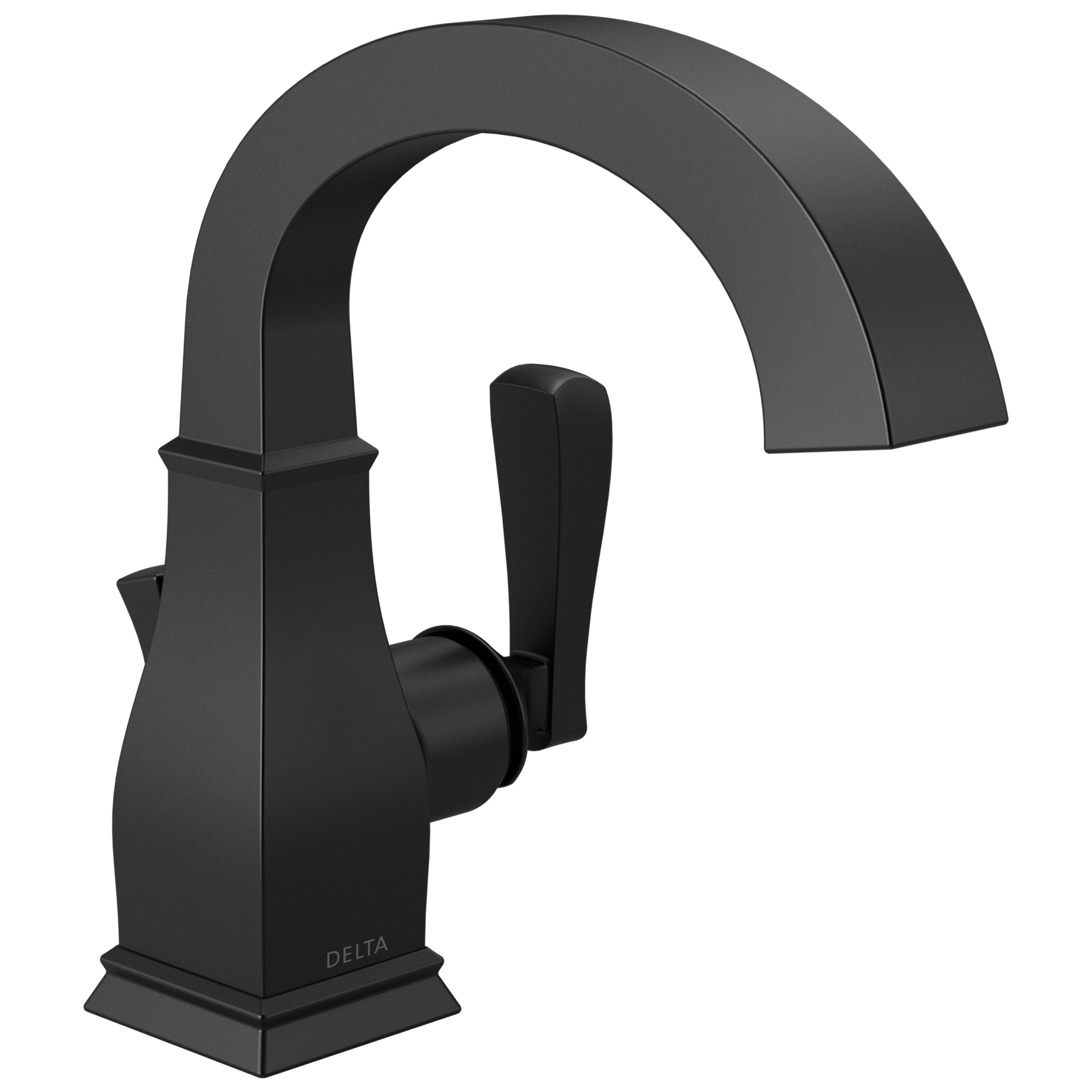 Single Handle Bathroom Faucet in Matte Black 15718LF-BL | Delta Faucet