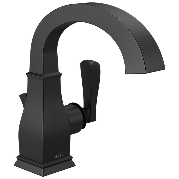 ハウスオブロータス Single Handle Bathroom Faucet in Matte Black 15718LF-BL