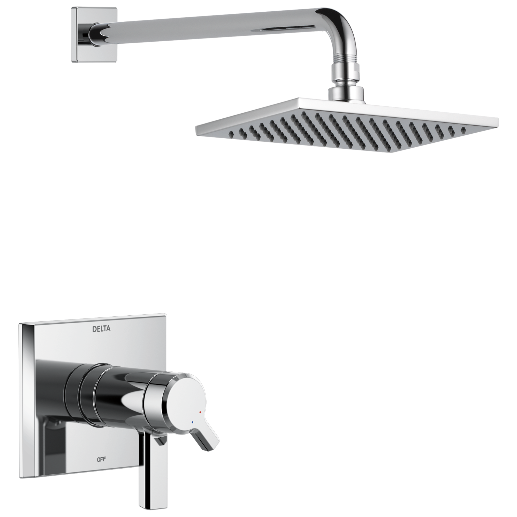 Delta Faucet Pivotale Tempassure 17T Series H2okineticshower Trim - Lumicoat Chrome