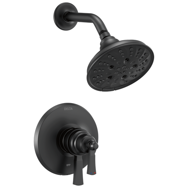 Monitor 17 Series Shower Trim in Matte Black T17256-BL | Delta Faucet