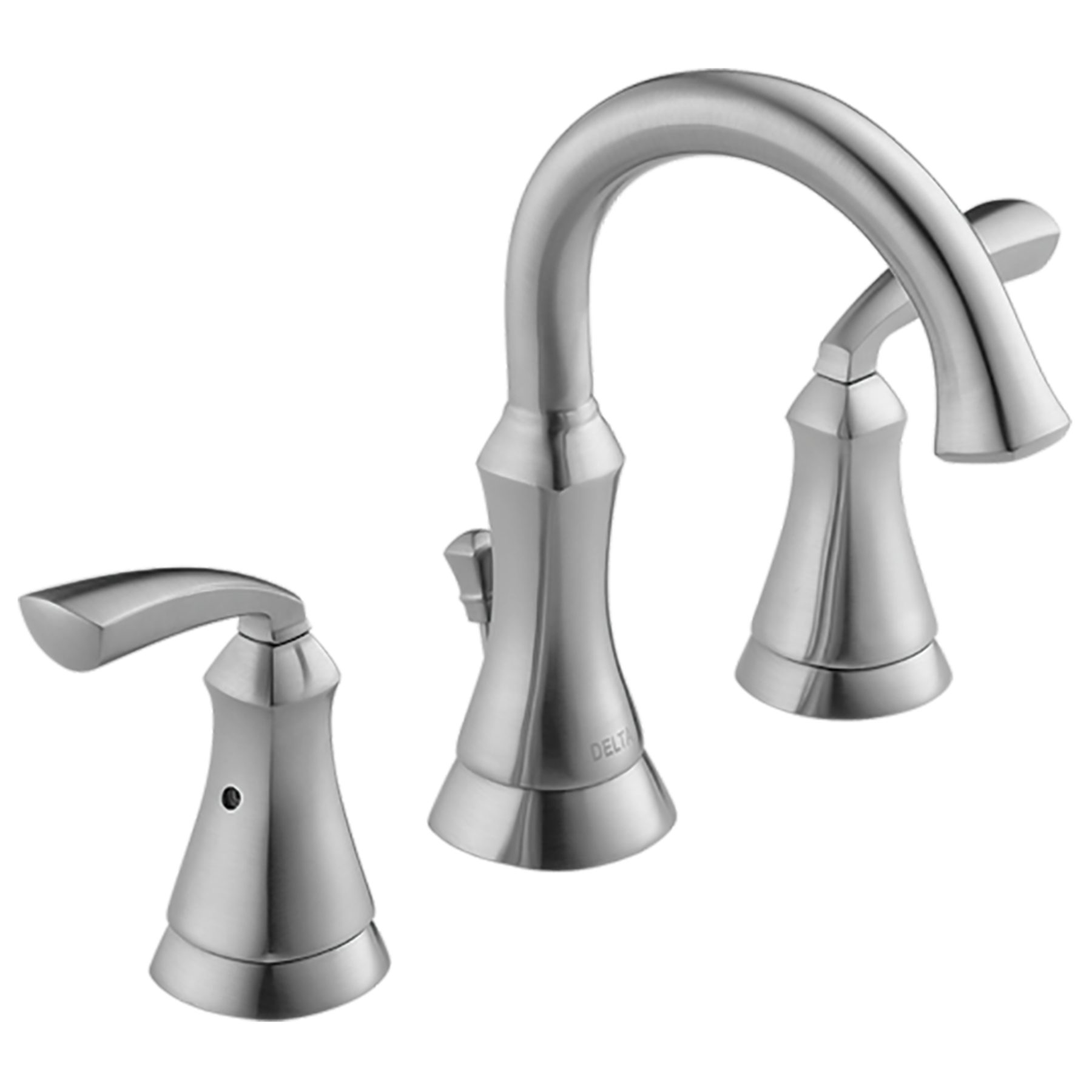 Two Handle Widespread Bathroom Faucet (Recertified) in Stainless  35962LF-SS-ECO-R | Delta Faucet, image size:1800x1800