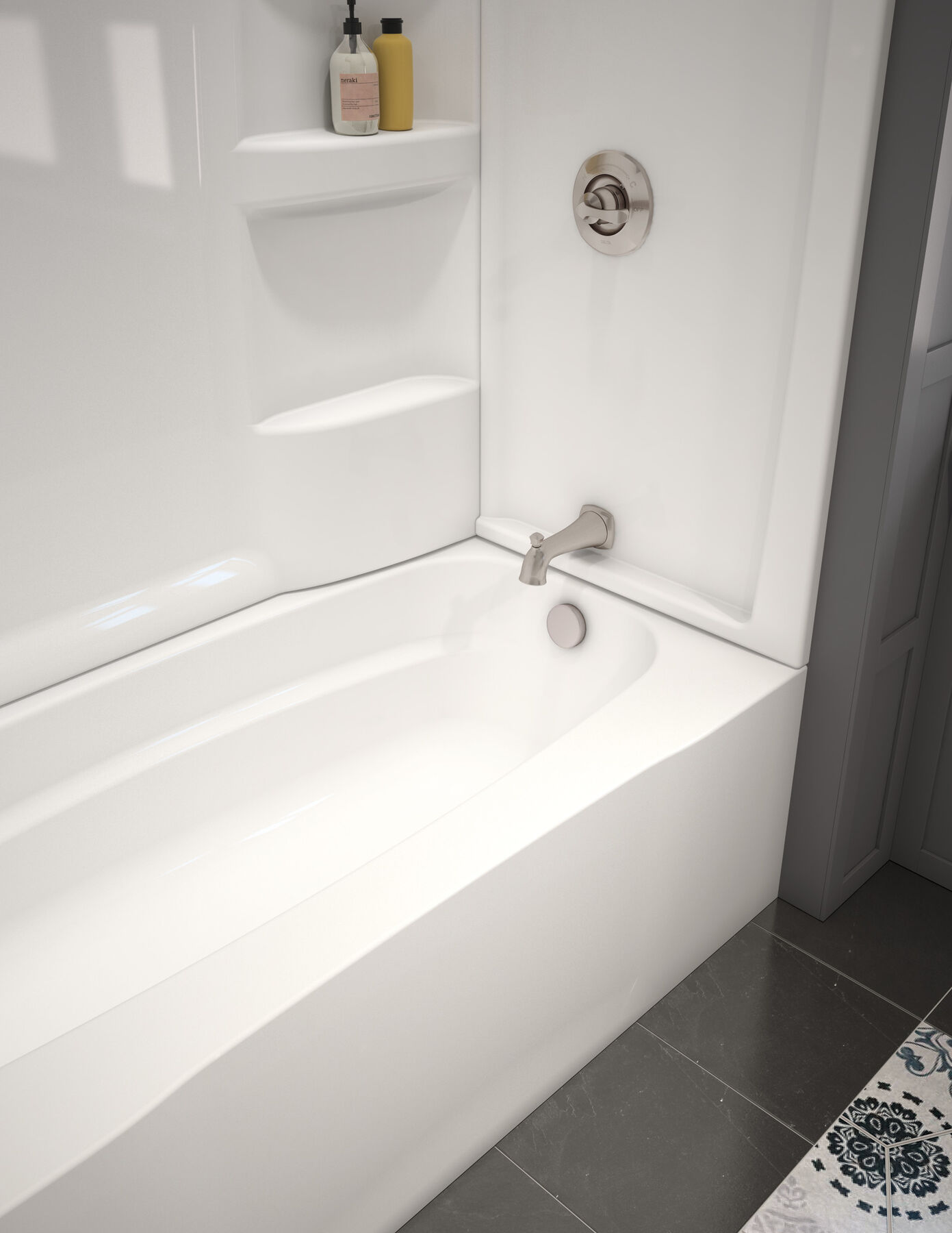 ProCrylic 60 in. x 32 in. Bathtub Surround in High Gloss White B66513
