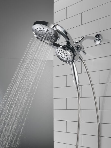 HydroRain® 4-Setting Two-In-One Shower Head, image 9