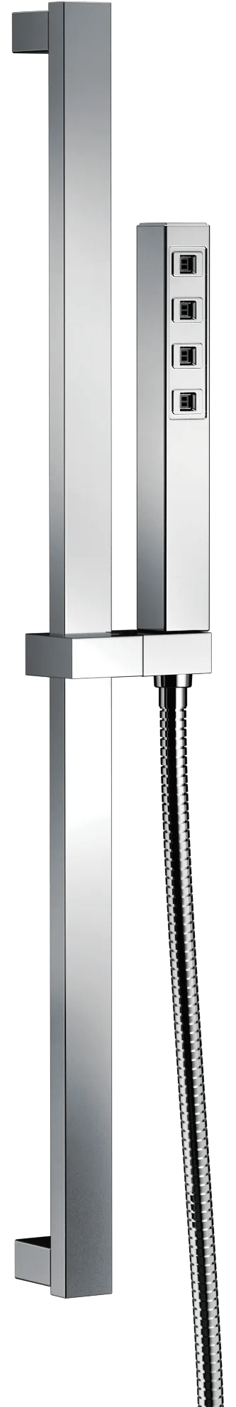 Delta Faucet Universal Showering Components H2OKinetic Single-Setting Slide Bar Hand Shower - Chrome