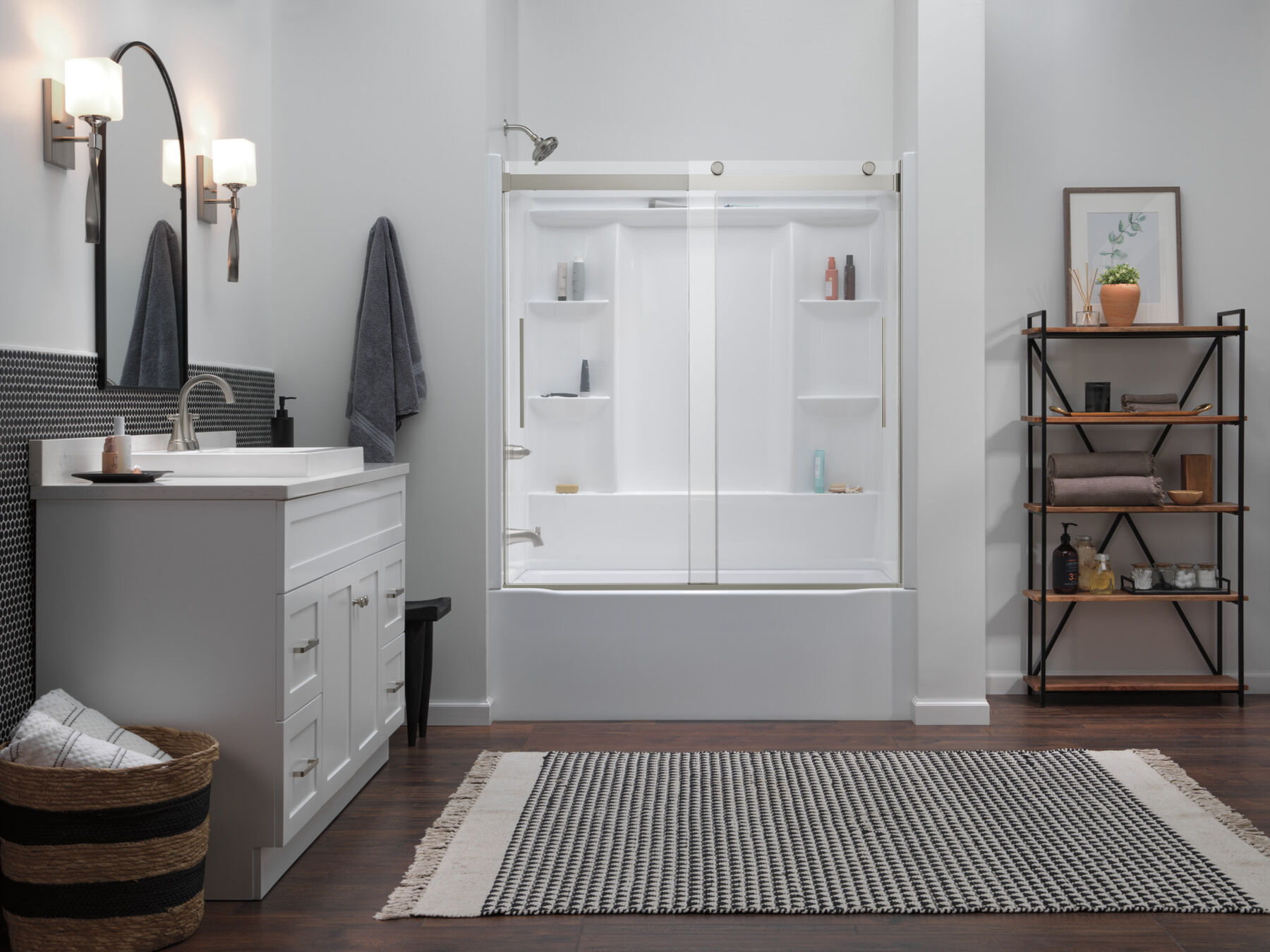 Teak Shower Mat , Door Mat, 32 X 14 - Teak Bath & Spa Furniture