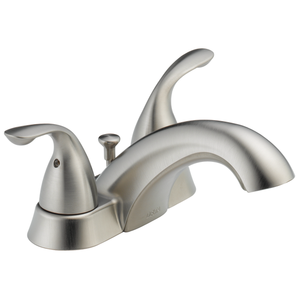 Two Handle Centerset Bathroom Faucet in Stainless 2523LF-SSMPU
