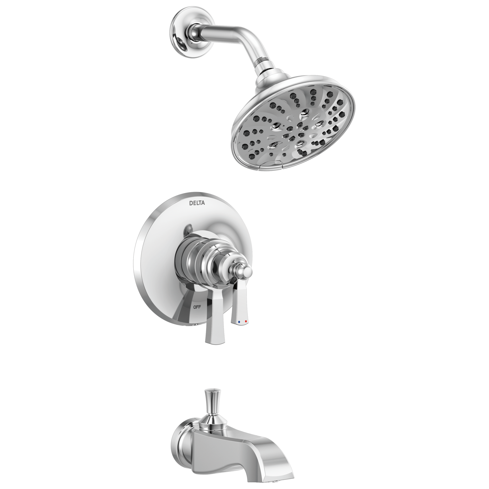 Delta Faucet DorvalE Monitor 17 Series Tub & Shower Trim - Chrome