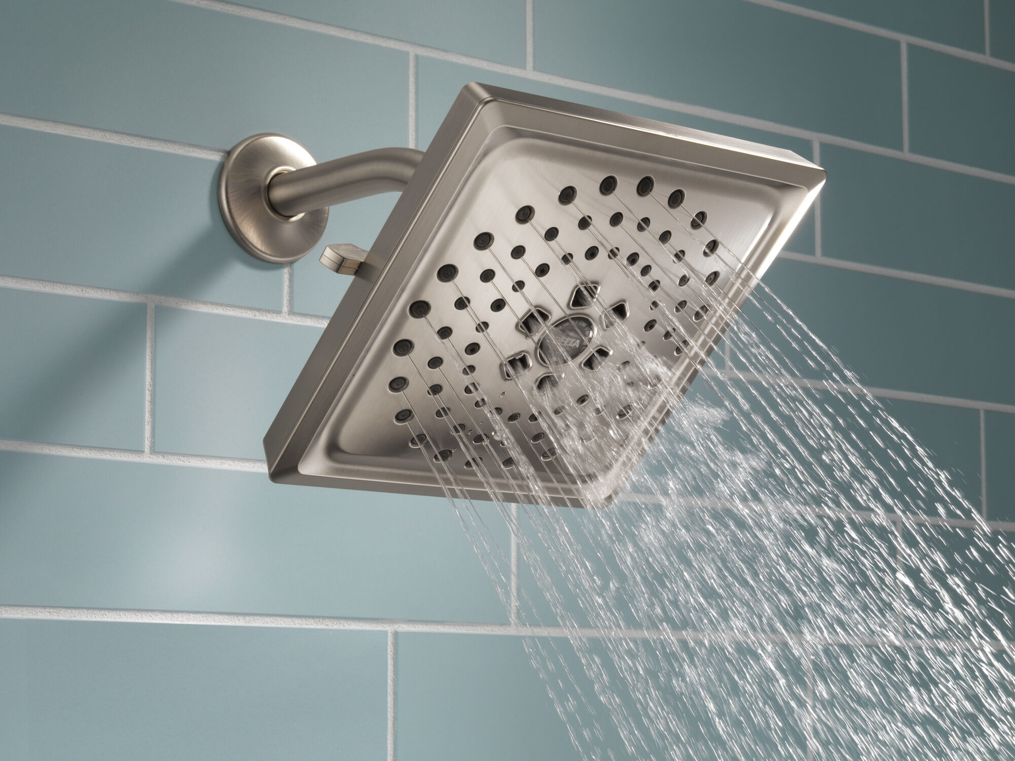 H2Okinetic® 3-Setting Raincan Shower Head in Stainless 52684-SS