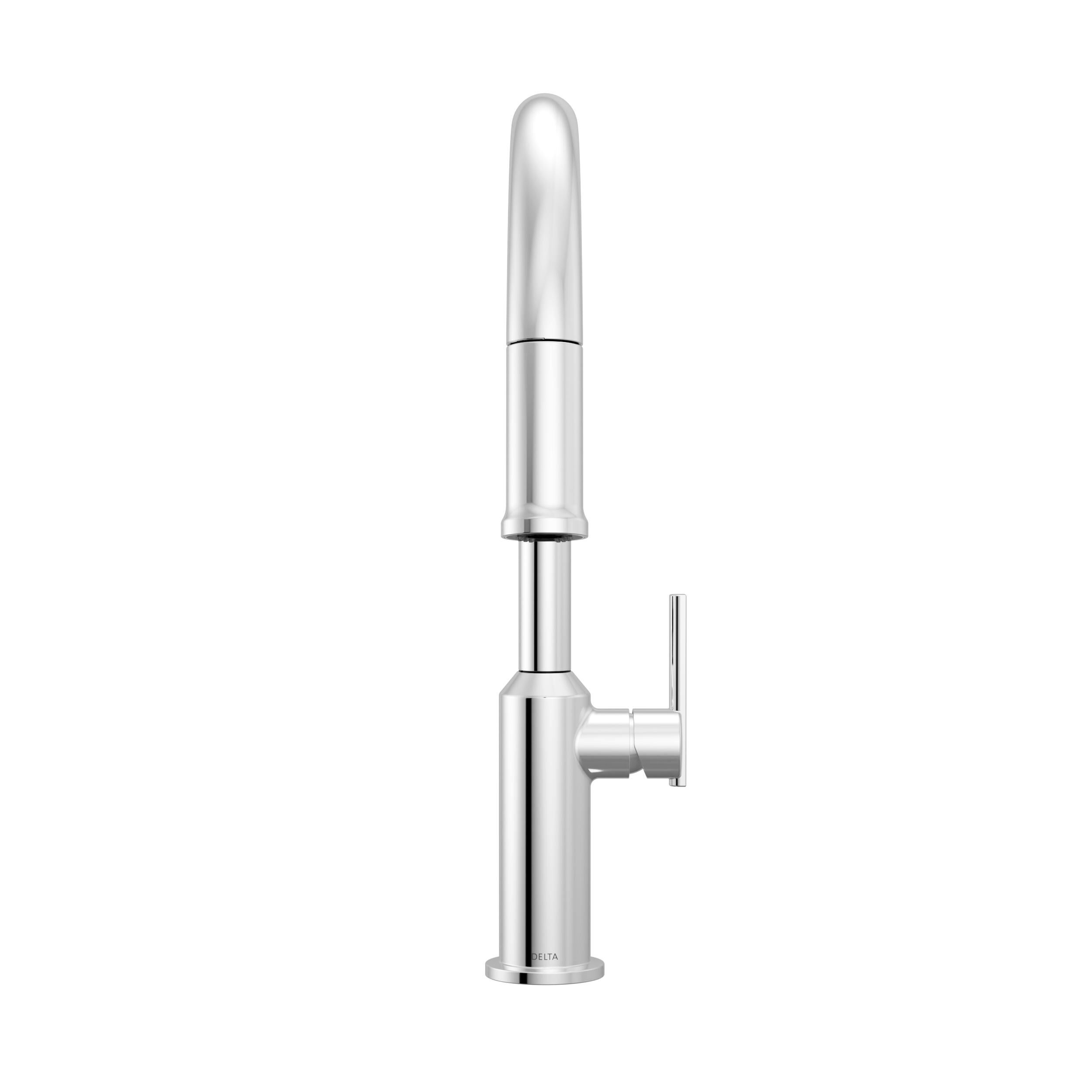 Single Handle Pull-Down Kitchen Faucet in Lumicoat® Chrome 9185-PR