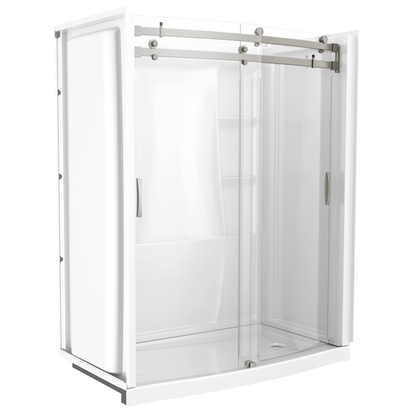 60~x32~ Classic 500 Curved Shower Door, image 16