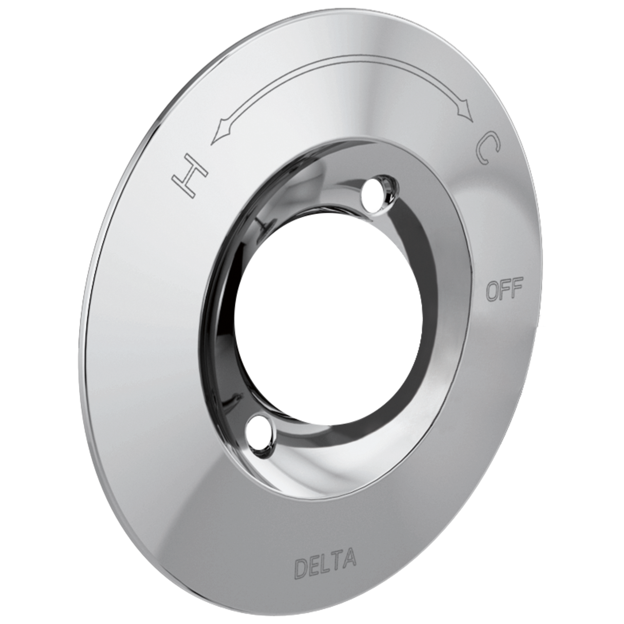 Delta Faucet Talbotte Escutcheon - 14 Series Tub & Shower - Chrome