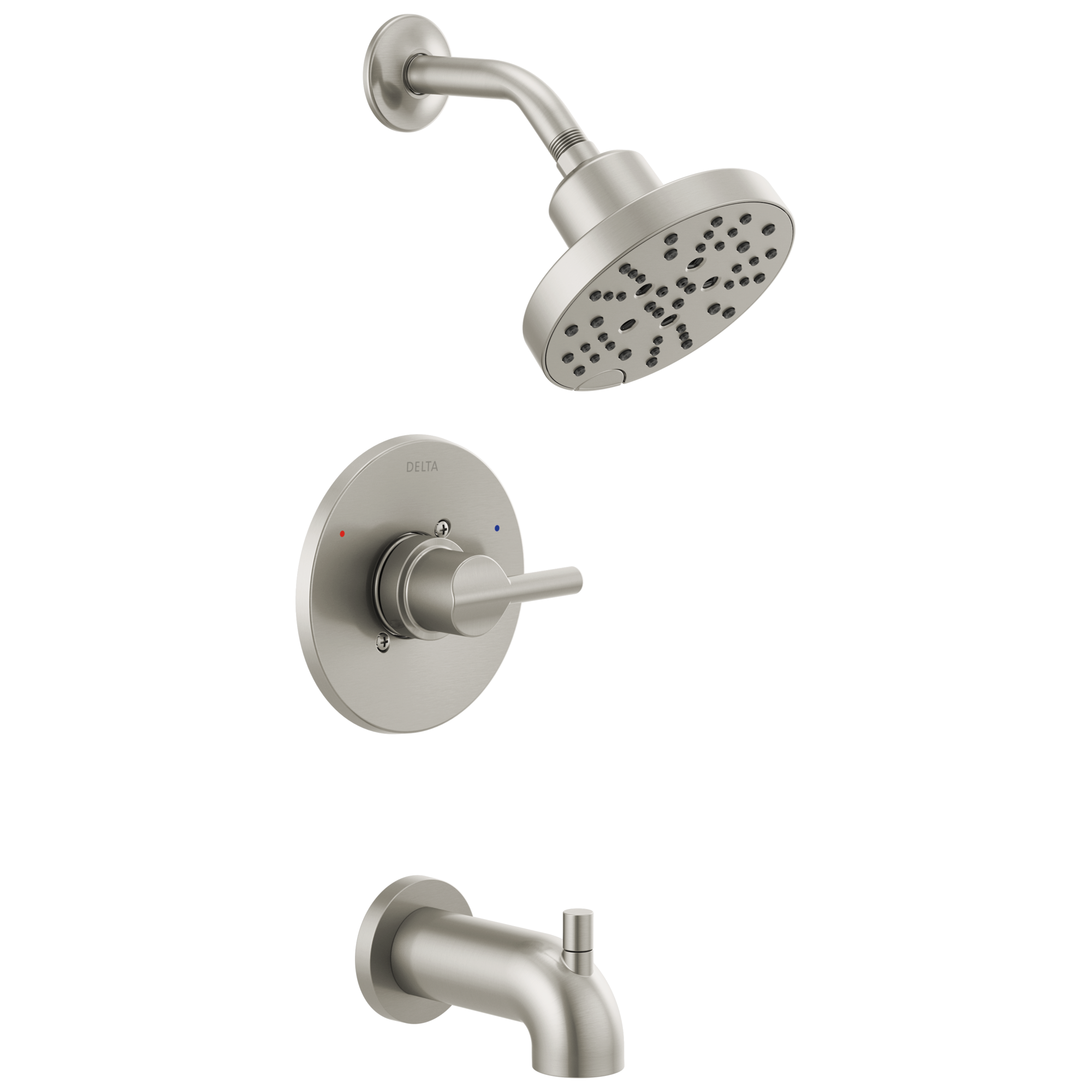 Delta Faucet NicoliE Monitor 14 Series H2Okinetic Tub and Shower - Stainless