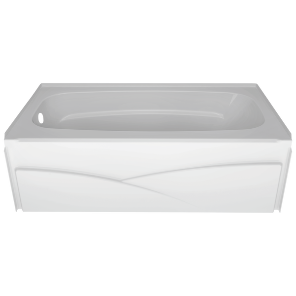60" x 32" Bathtub Left Drain in High Gloss White B103116032LWH
