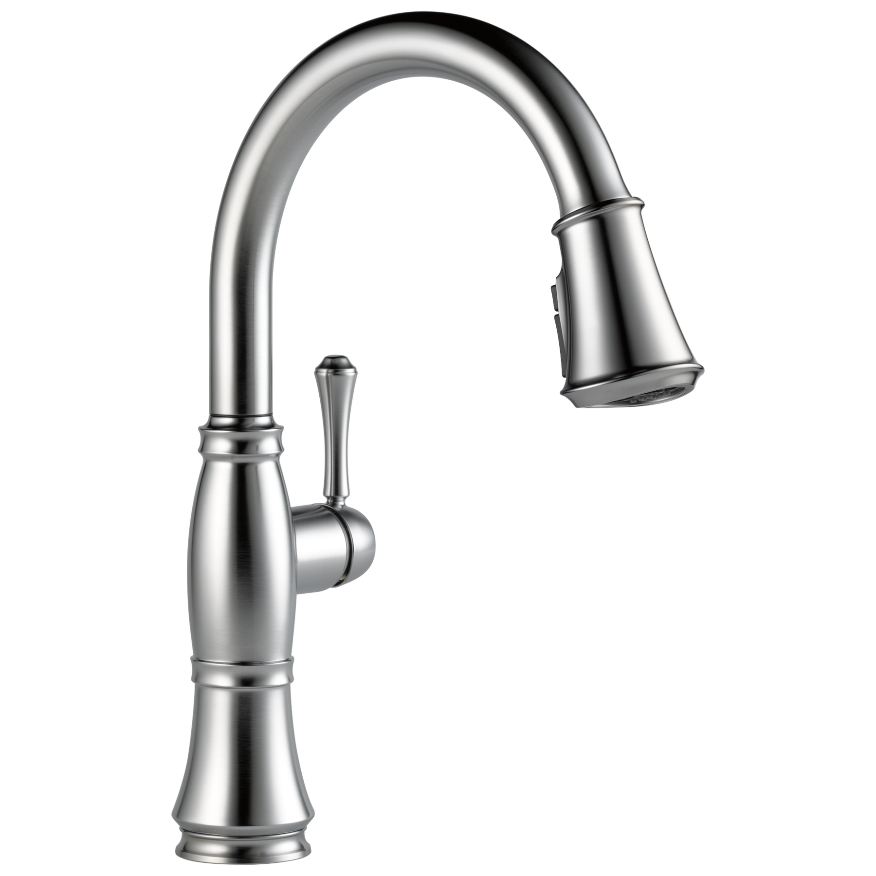 Single Handle Pull-Down Kitchen Faucet (Recertified) in Lumicoat