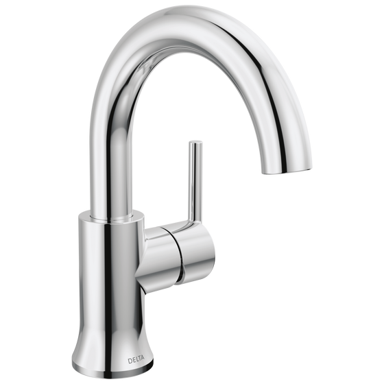 Single Handle High-Arc Bathroom Faucet in Chrome 559HA-GPM-DST | Delta ...