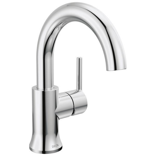Single Handle High-Arc Bathroom Faucet in Chrome 559HA-GPM-DST