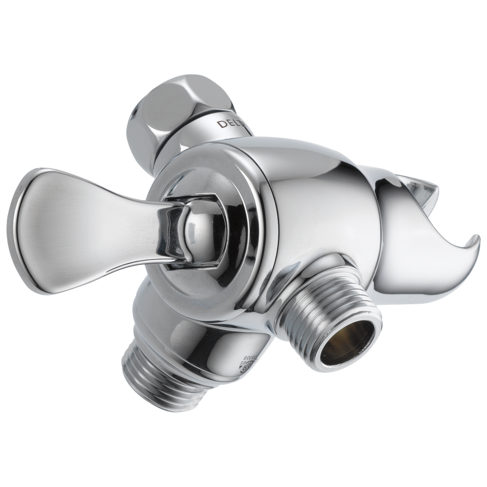 Delta Faucet Universal Showering Components 3-Way Shower Arm Diverter with Hand Shower Mount - Chrome