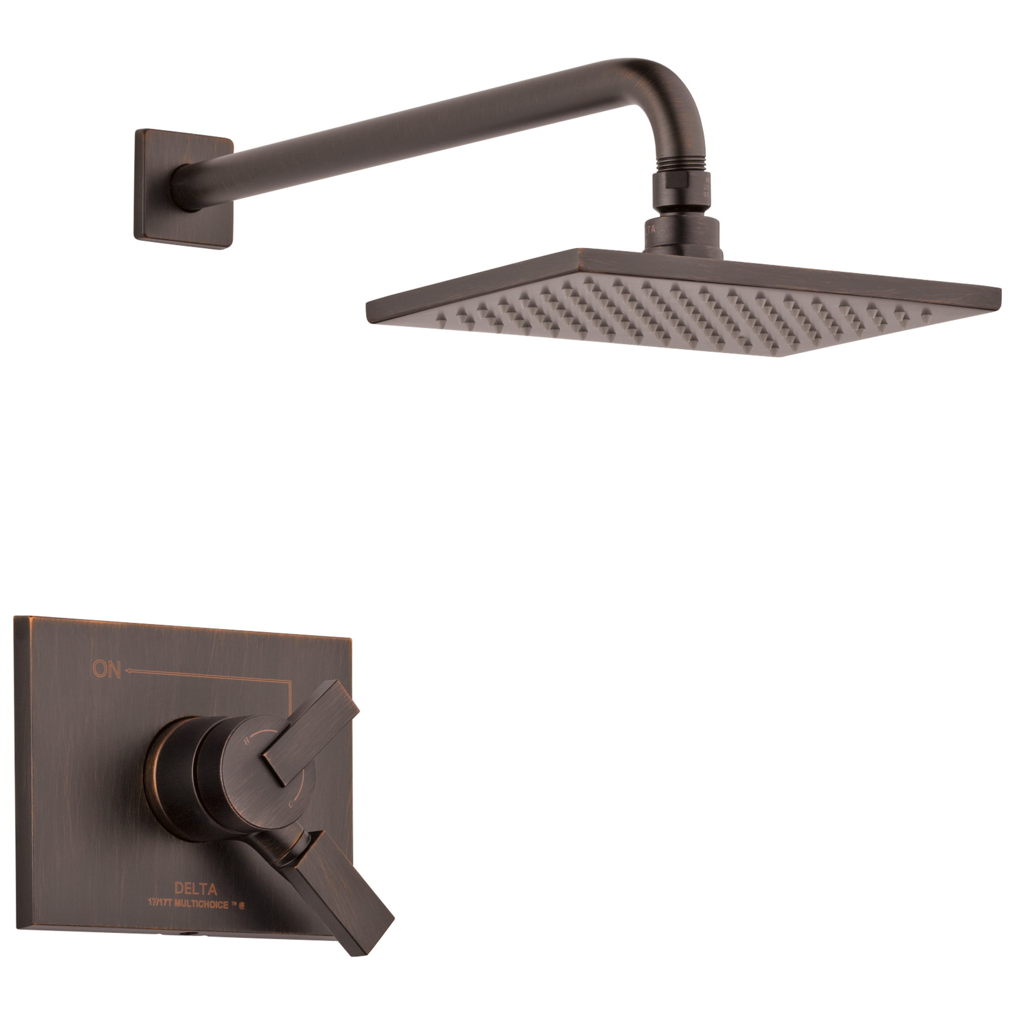 Delta Faucet Vero 17 Serie Duschverkleidung Mit Regenduschkopf – Venezianische Bronze, Ohne Ventil
