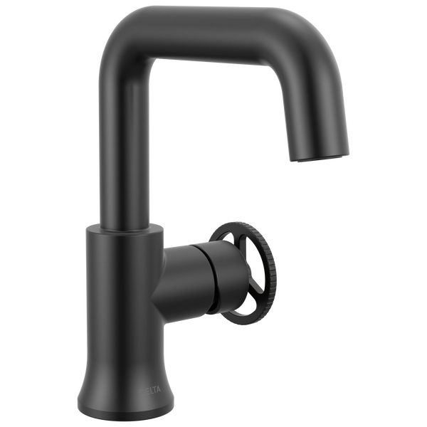 Single Handle Bathroom Faucet in Matte Black 5547HAR-BL-DST