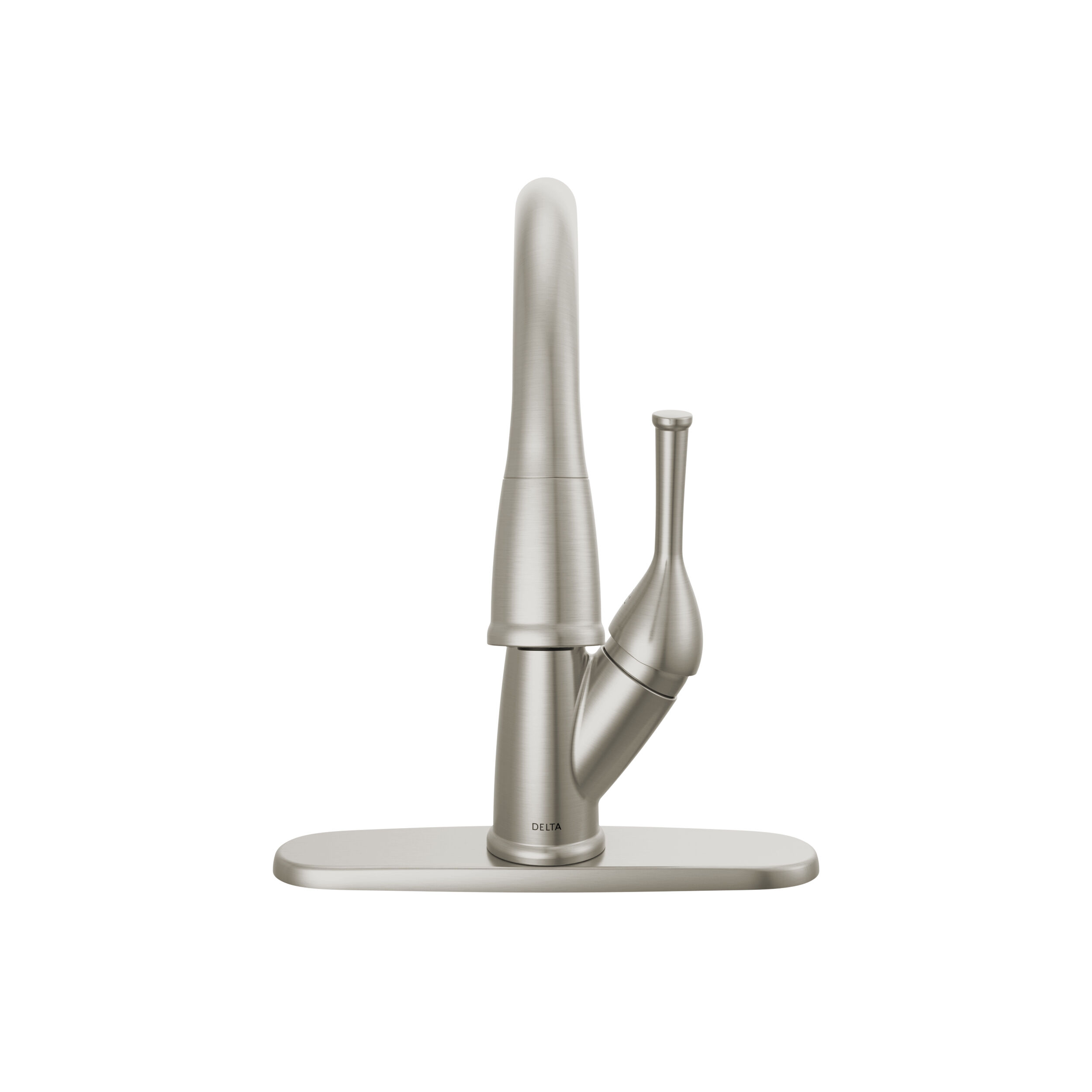 Single Handle Pull-Down Kitchen Faucet in Stainless 19810-SS-DST