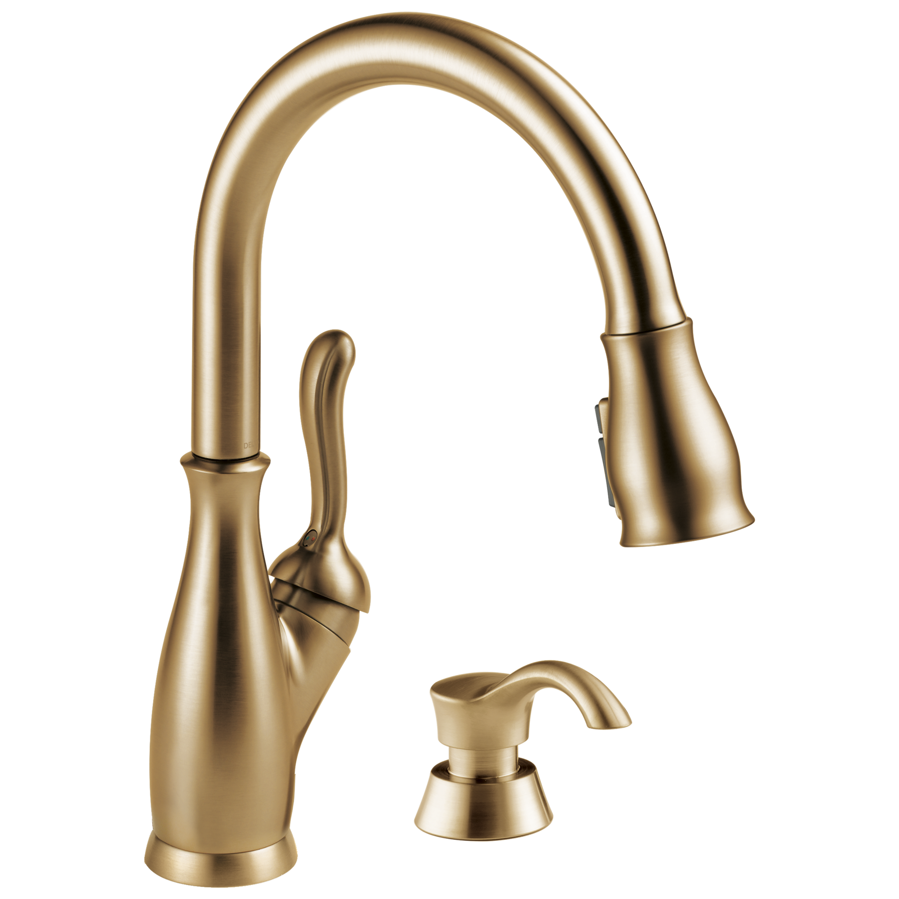 suzu　Piccolo Cané タント　シャンパンゴールド Single-Handle Pull-Down Spring Kitchen Faucet in Champagne Bronze