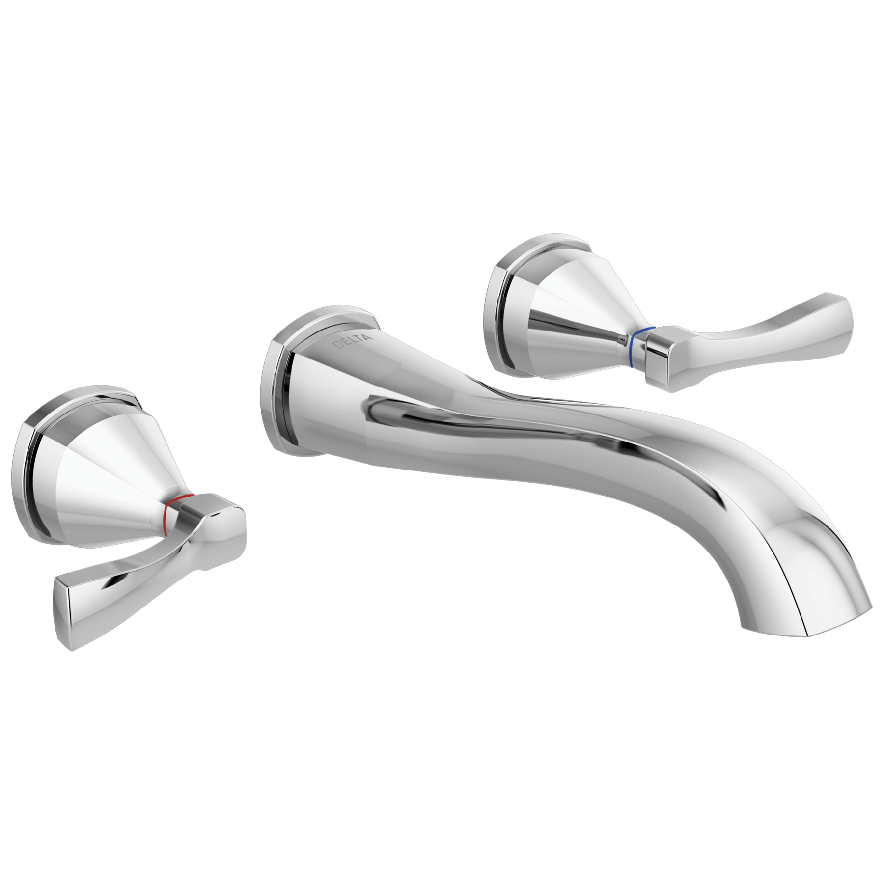 Wall-Mount Bathroom Faucet 2L Trim (Recertified) in Chrome T3576LF-WL-R ...